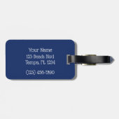 Meet Me At Beach Bagagelabel (Achterkant horizontaal)