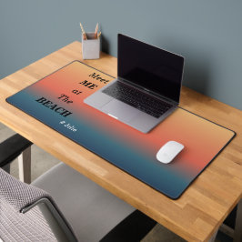 Meet Me At The Beach Summer Beach Sunrise Color Bureaumat