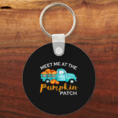 Meet Me At The Pumpkin Patch Ckup Fall Thanksgivin Sleutelhanger (Voorkant)