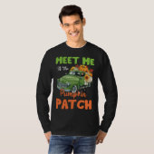 Meet Me At The Pumpkin Patch Thanksgiving Xmas Chr T-shirt (Voorkant volledig)
