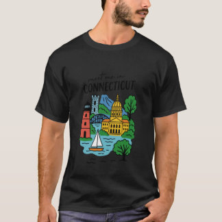 Meet Me in Connecticut Mountains Capitol Sailing T-shirt