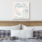 Meet me in LOTHLORIEN™ - Swan Boat Canvas Afdruk (Insitu (Slaapkamer))