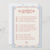 Meet Me In The Hamptons Bachelorette Itinerary and Kaart (Achterkant)