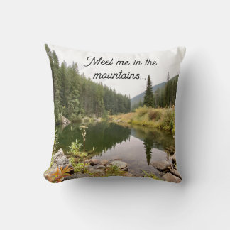 Meet Me in the Mountains Decorative Pillow Kussen