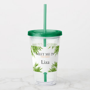 Meet Me Miami Bachelorette Party Acryl Drinkbeker