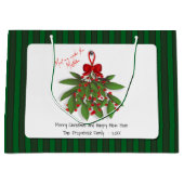 Meet Me Under the Mistletoe Merry Christmas Gift Groot Cadeauzakje (Voorkant)