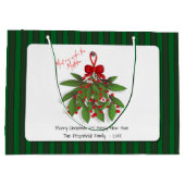 Meet Me Under the Mistletoe Merry Christmas Gift Groot Cadeauzakje (Achterkant)