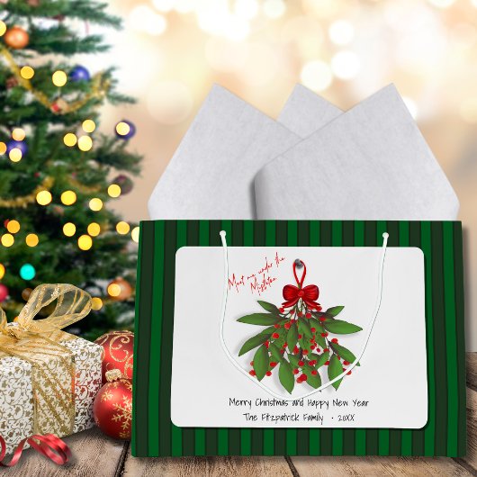 Meet Me Under the Mistletoe Merry Christmas Gift Groot Cadeauzakje
