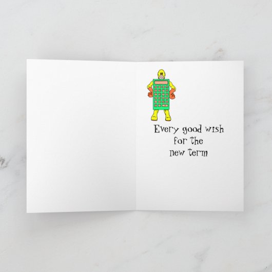 Meet Mr Calculatoir Man Kaart (Binnen)