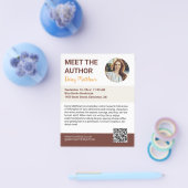Meet the Author Promo Photo Modern Photo Flyer (Enkel)