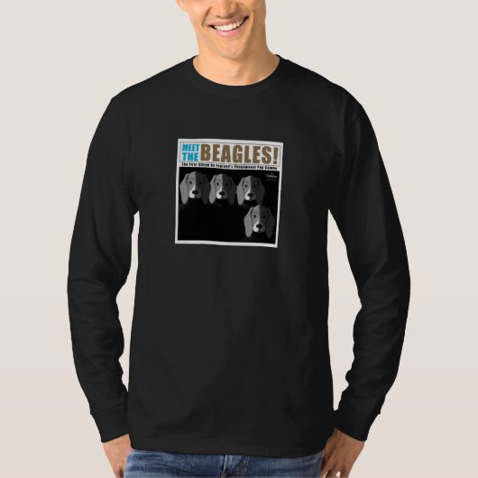 Meet The Beagles Dog Classic Album Parody T-shirt (Voorkant)