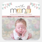 Meet The Mini Pink Baby Stickers (Voorkant)