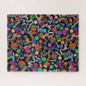 Meet tweemaal gesneden eenmaal naaibenodigdheden o legpuzzel (Horizontaal)