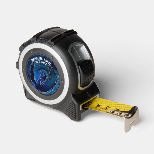 Meet tweemaal knippen zodra tape meet rolmaat (Hoek)