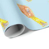 Meetband voor meetlint voor meetsysteem cadeaupapier (Rol Hoek)