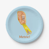 Meetband voor meetlint voor meetsysteem papieren bordje (Voorkant)