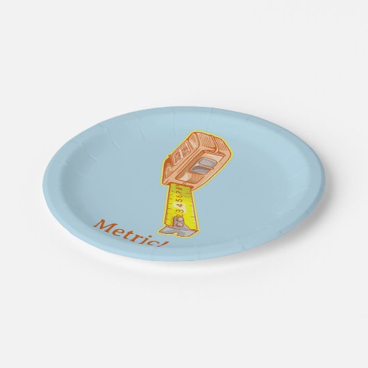 Meetband voor meetlint voor meetsysteem papieren bordje (Gekanteld)