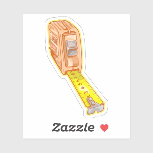 Meetband voor meetlint voor meetsysteem sticker (Vel)