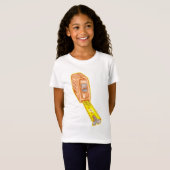 Meetband voor meetlint voor meetsysteem t-shirt (Voorkant volledig)