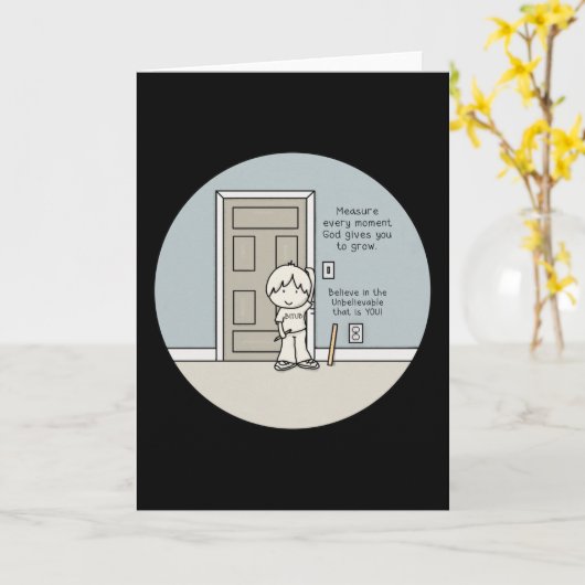 Meetbare momenten kaart (Gele Bloem)