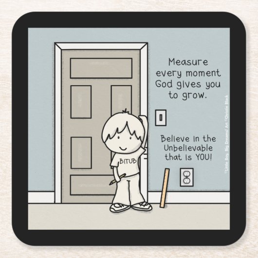 Meetbare momenten kartonnen onderzetters (Voorkant)