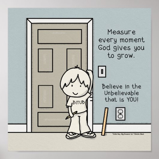 Meetbare momenten poster (Voorkant)