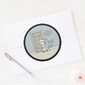 Meetbare momenten ronde sticker (Envelop)
