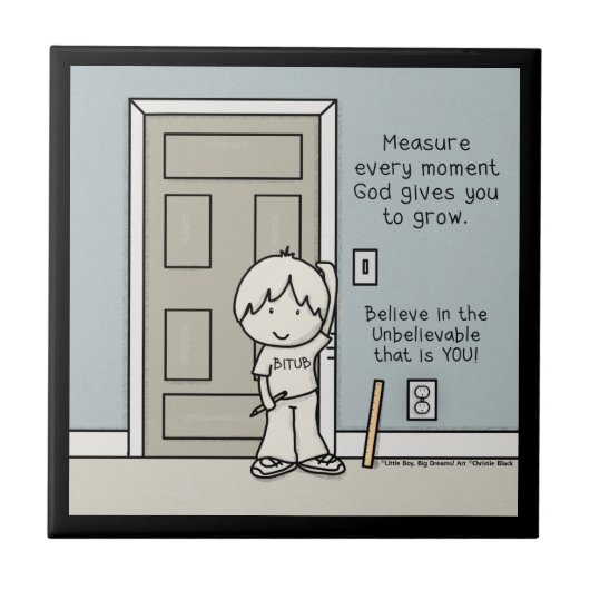 Meetbare momenten tegeltje (Voorkant)