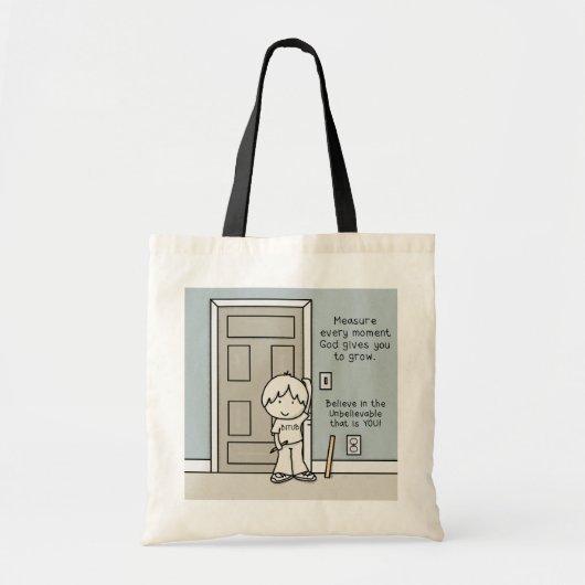 Meetbare momenten tote bag (Voorkant)