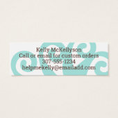 Meetbeker rolpen bakken bakkerij culinair mini visitekaartjes (Achterkant)