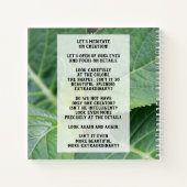 Meetboek over de natuur notitieboek (Achterkant)