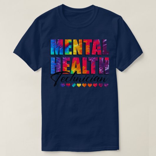 Meetdag mentale gezondheidstechnicus t-shirt (Design voorkant)