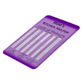 Meeteenheden Solid Color Premium Flexi Magnet Magneet (Linkerzijde)