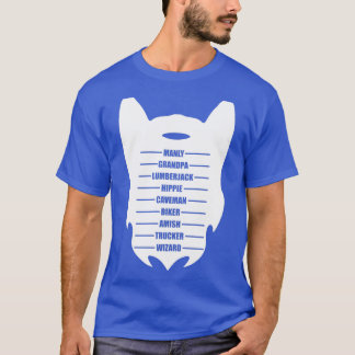 MEETGRAFIEK VAN DE ACHTERGROND VOOR DAD OF GRANDPA T-SHIRT