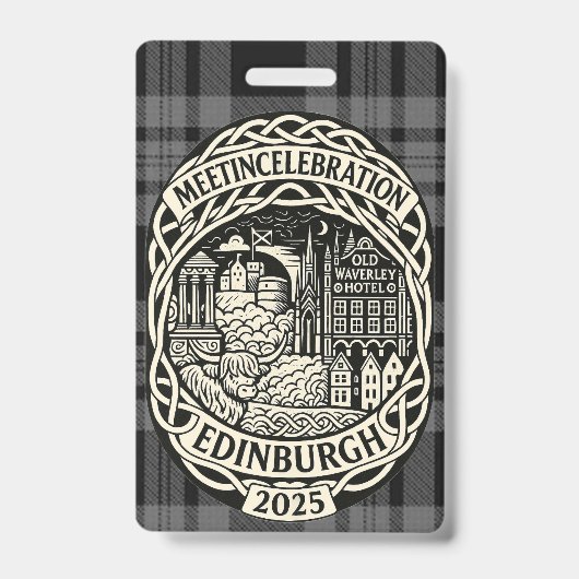 MEETinCelebration Edinburgh Badge (Voorzijde)