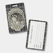 MEETinCelebration Edinburgh Badge (Voor- en achterkant)