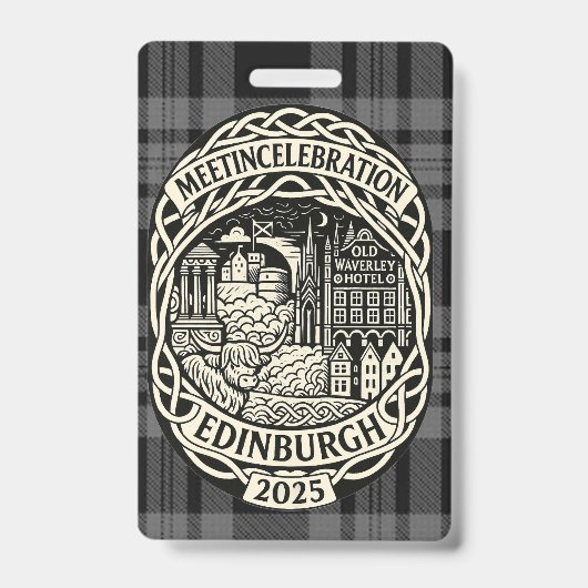 MEETinCelebration Edinburgh Badge (Voorzijde)