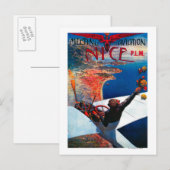 Meeting D' Aviation in Nice, France Poster Briefkaart (Voorkant / Achterkant)