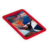 Meeting D' Aviation in Nice, France Poster Magneet (Rechterzijde)