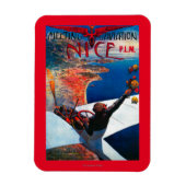 Meeting D' Aviation in Nice, France Poster Magneet (Verticaal)