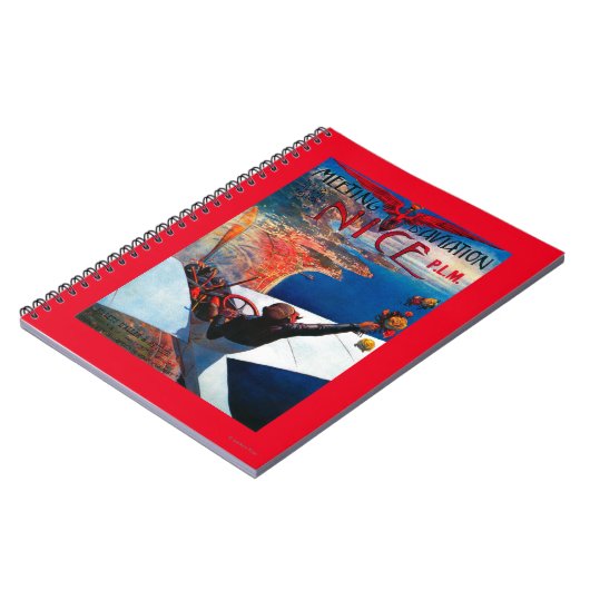 Meeting D' Aviation in Nice, France Poster Notitieboek (Linkerzijde)