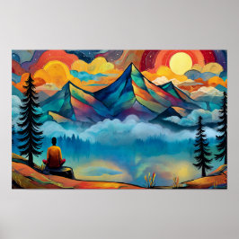 Meeting God on the Mountain Poster