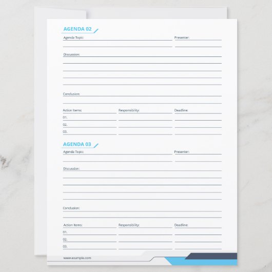 Meeting Minutes-tracker (Achterkant)