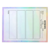 Meeting Notes-Notitieblok - AANPASSEN Notitieblok (Voorkant)