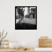 Meeting Street in Charleston, SC 1865 Poster (Keuken)