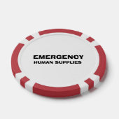 Meeting Survivor - Meme hoodie Poker Chips (Enkel)