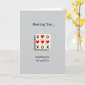Meeting You Xoxo Card Kaart (Gele Bloem)