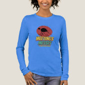 Meetings Messes And Miracles Working Mom Tri-Blend Shirt (Voorkant)