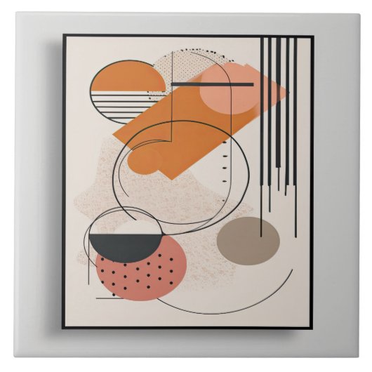 Meetkundig meesterschap halverwege de eeuw nr. 8 tegeltje (Voorkant)