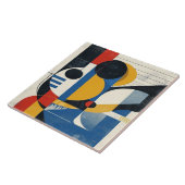 Meetkundig meesterschap midden eeuw nr. 3 tegeltje (Zijkant)